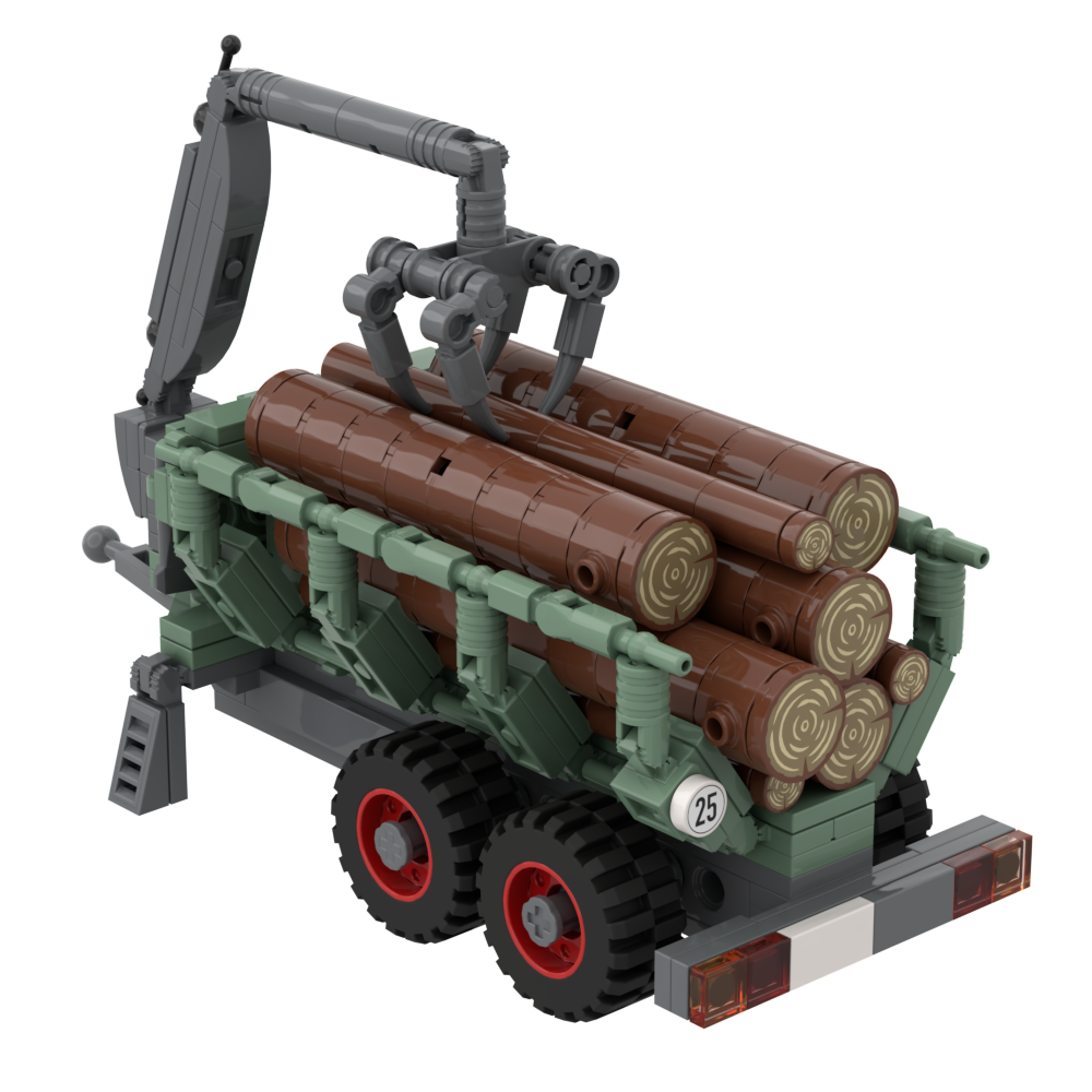 Bosbouw Trailer - 1:32